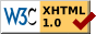 Icon und Link bezüglich validiertem XHTML 1.0 Transitional